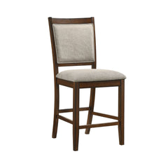 Portage Brown/Beige Counter Chair - Ornate Home