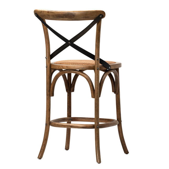 Portebello Brown Counter Stool - Ornate Home