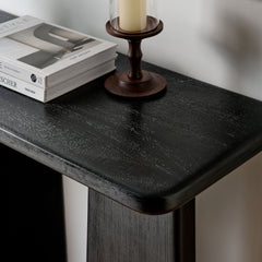 Porter Black 45" Wood Console Table - Ornate Home