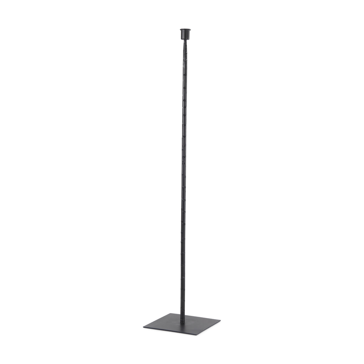 Porter Black Large Iron Candle Holder - Ornate Home