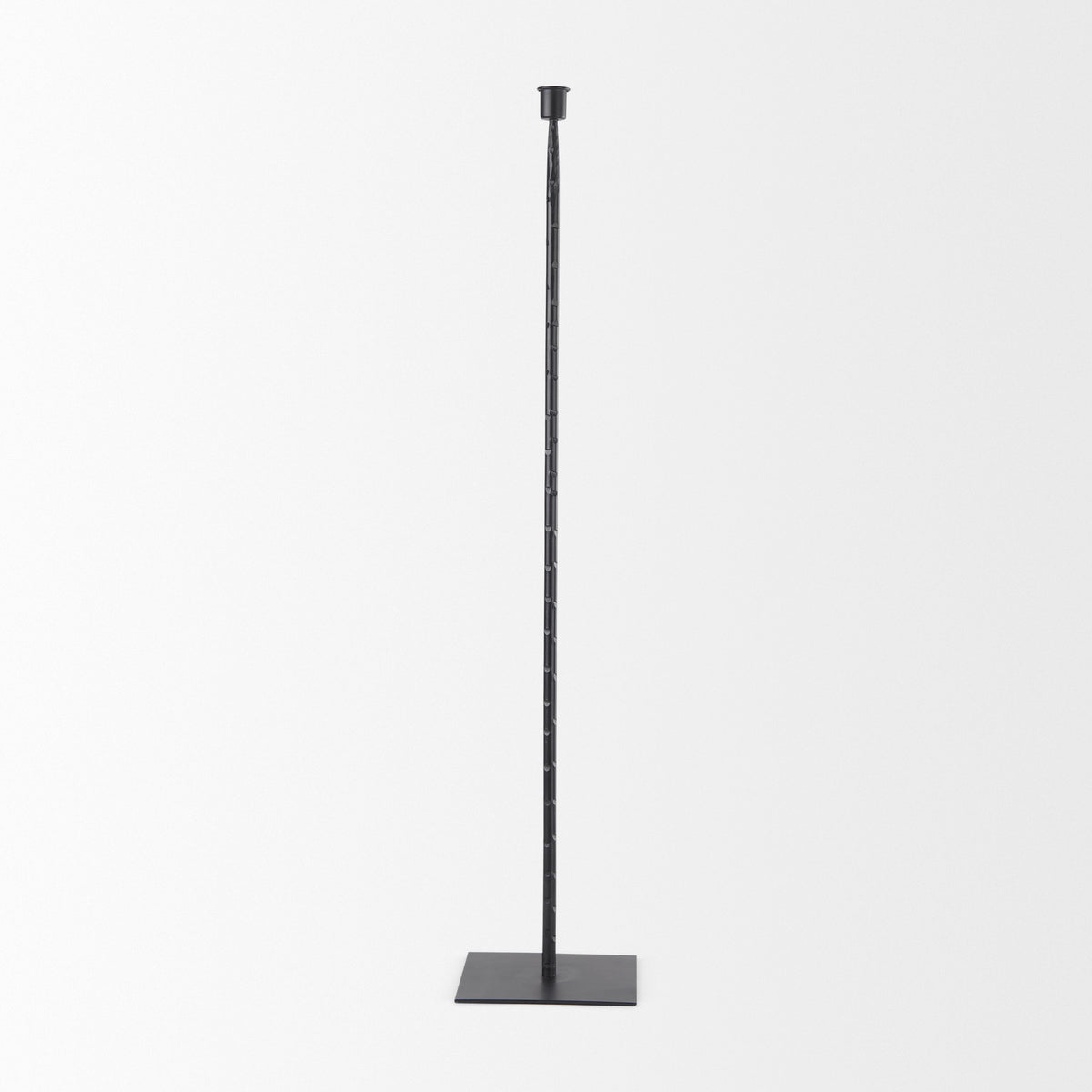 Porter Black Large Iron Candle Holder - Ornate Home