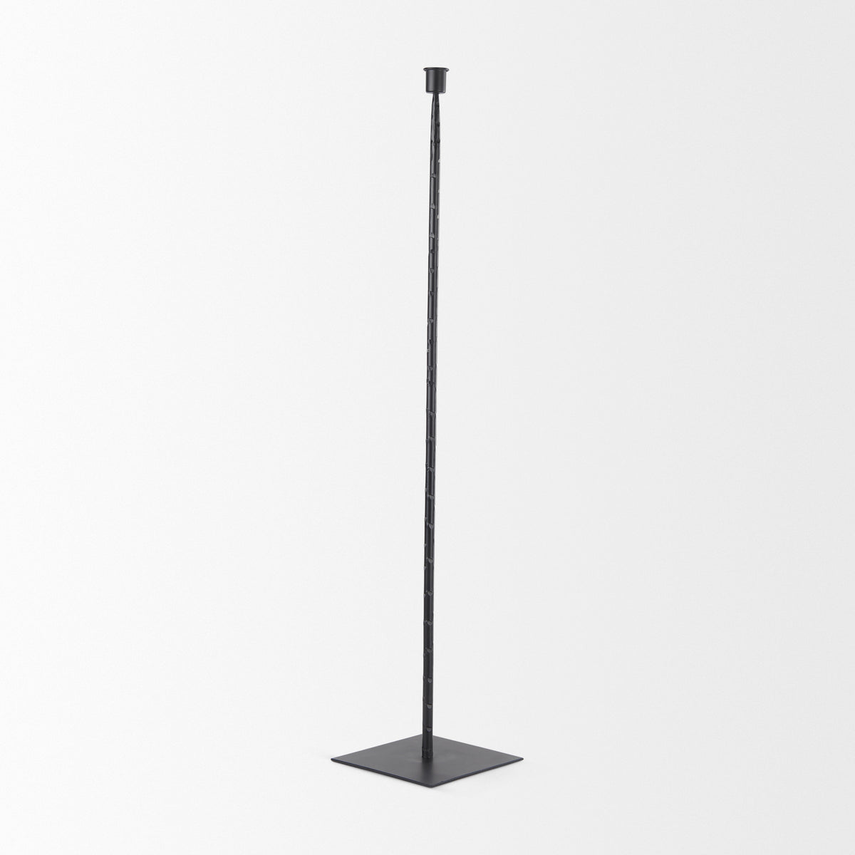 Porter Black Large Iron Candle Holder - Ornate Home