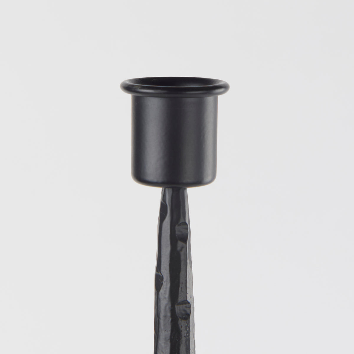 Porter Black Large Iron Candle Holder - Ornate Home