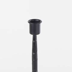 Porter Black Small Iron Candle Holder - Ornate Home