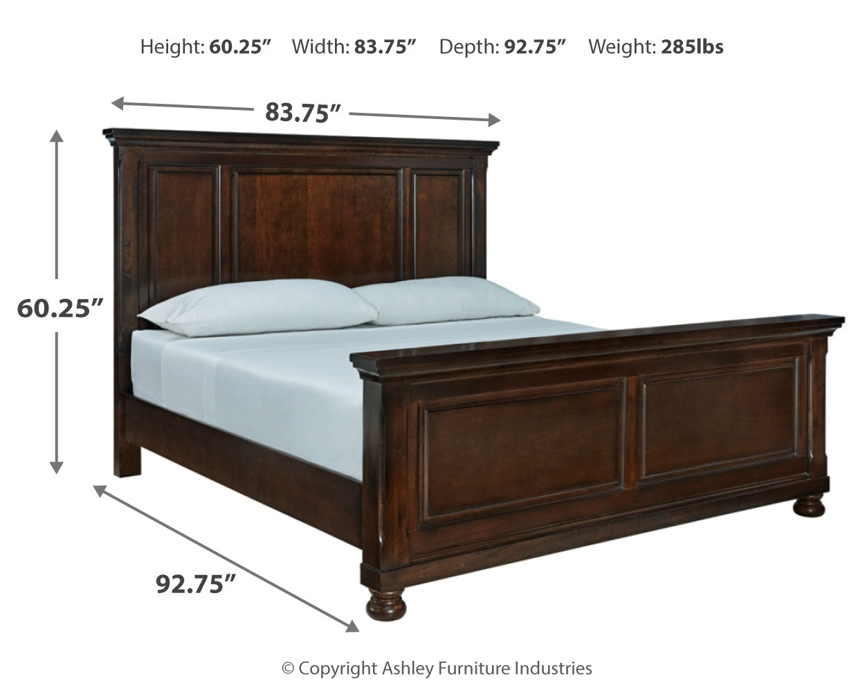 Porter California King Panel Bedroom Set with Dresser and Mirror (Online Special Price) - Ornate Home