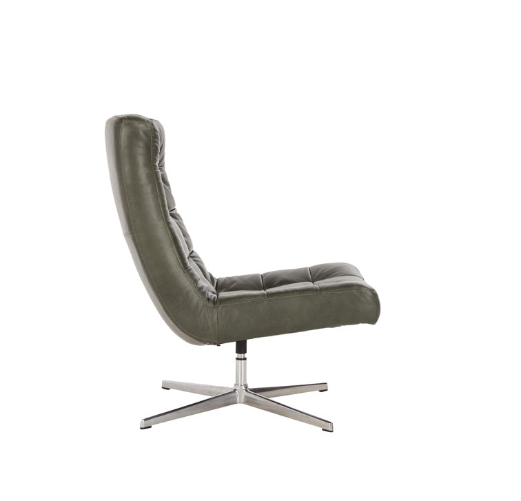 Porter Forest Green Swivel Accent Chair - Ornate Home