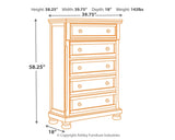 Porter King Panel Bedroom Set with Dresser, Mirror and Chest (Online Special Price) - Ornate Home