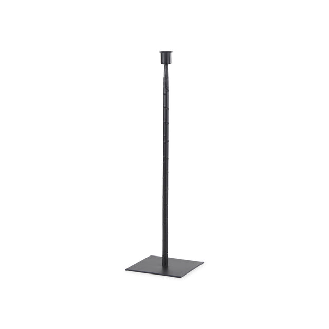 Porter Medium Black Iron Candle Holder - Ornate Home