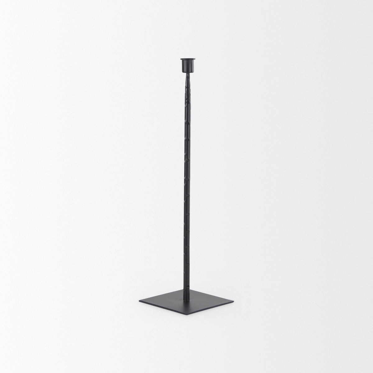 Porter Medium Black Iron Candle Holder - Ornate Home