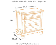 Porter Rustic Brown Two Drawer Nightstand - Ornate Home
