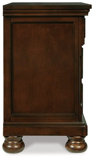 Porter Rustic Brown Two Drawer Nightstand - Ornate Home