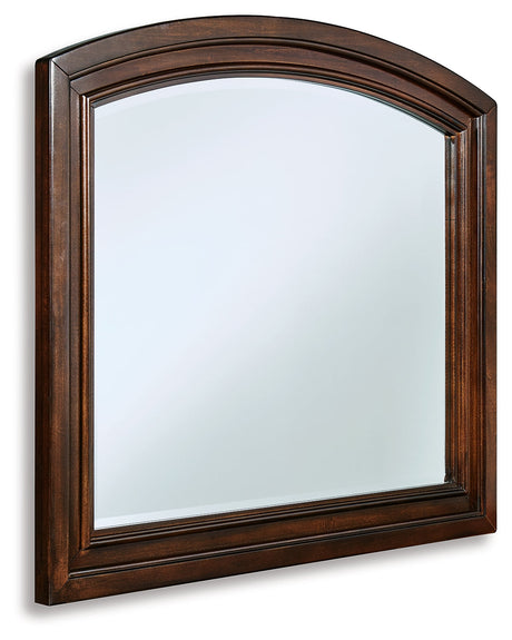 Porter Rustic Brown Bedroom Mirror - Ornate Home