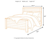Porter Rustic Brown California King Panel Bed (Online Special Price) - Ornate Home