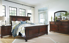Porter Rustic Brown California King Panel Bed - Ornate Home