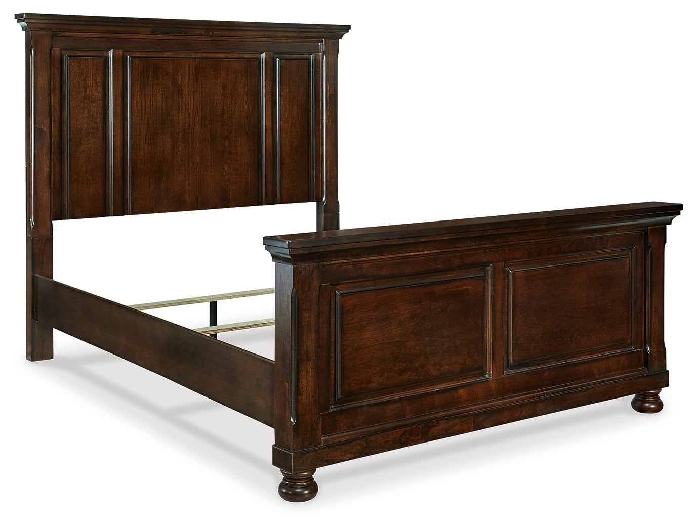 Porter Rustic Brown Queen Panel Bed, Dresser, Mirror and 2 Nightstands (Online Special Price) - Ornate Home