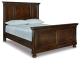 Porter Rustic Brown Queen Panel Bedroom Set with Dresser, Mirror and Nightstand (Online Special Price) - Ornate Home