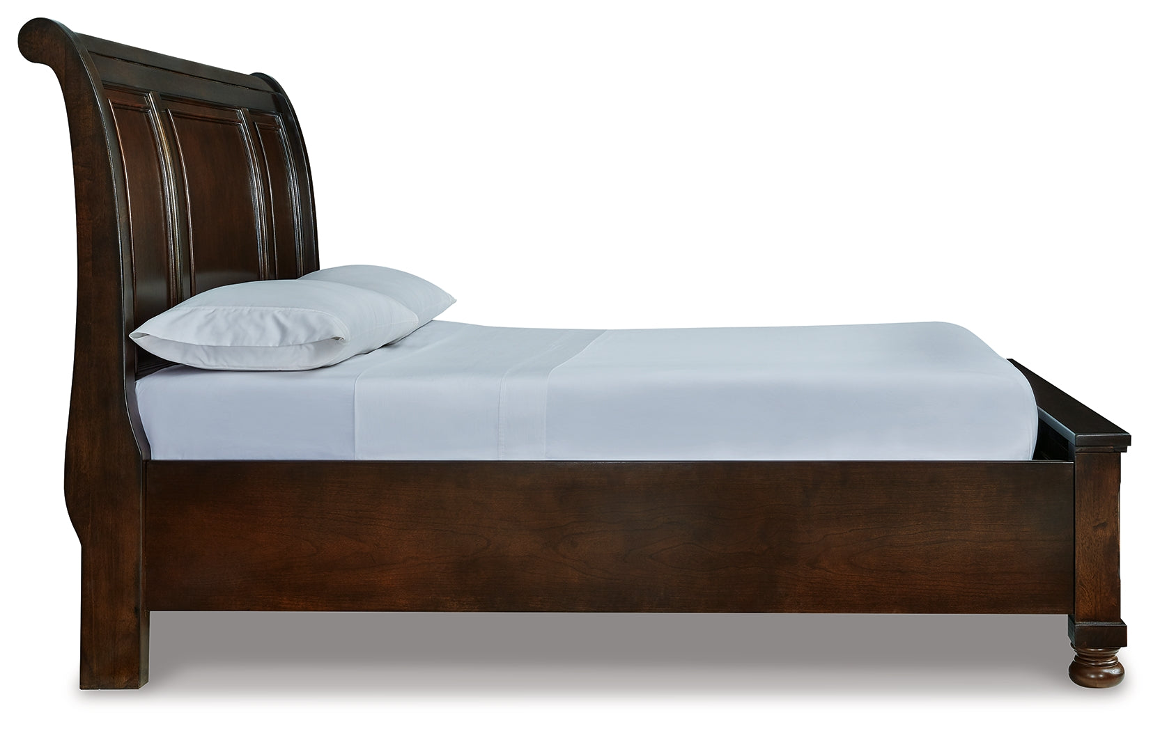 Porter Rustic Brown Queen Sleigh Storage Bedroom Set with Dresser, Mirror and Nightstand (Online Special Price) - Ornate Home