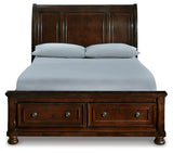 Porter Rustic Brown Queen Storage Bedroom Set with Dresser, Mirror and 2 Nightstands (Online Special Price) - Ornate Home