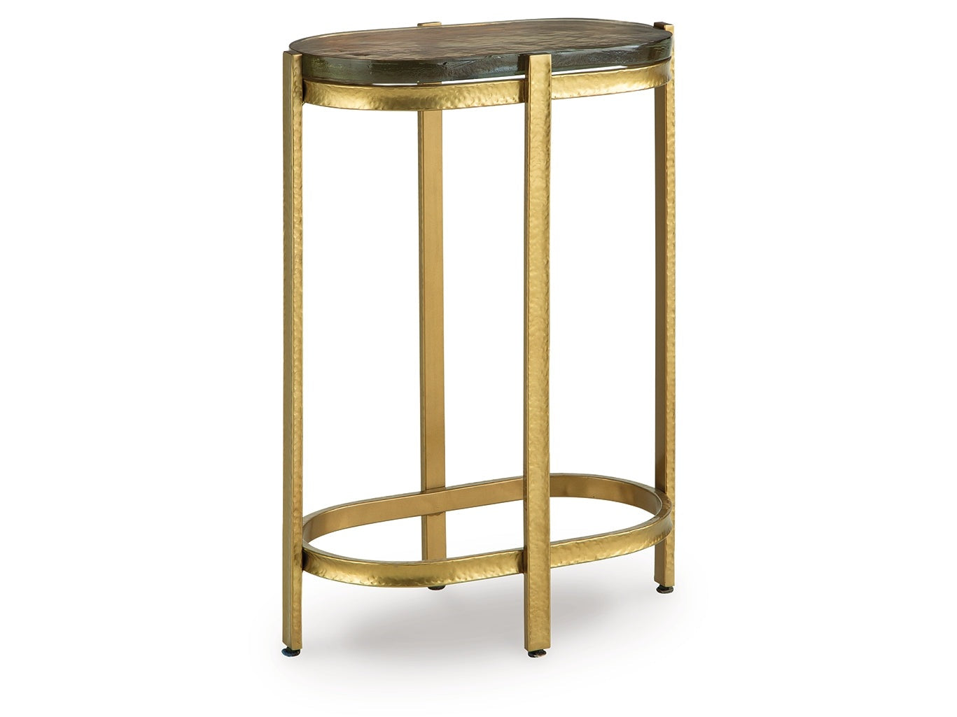Porterville Gold Accent Table (Online Special Price) - Ornate Home