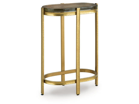 Porterville Gold Accent Table - Ornate Home