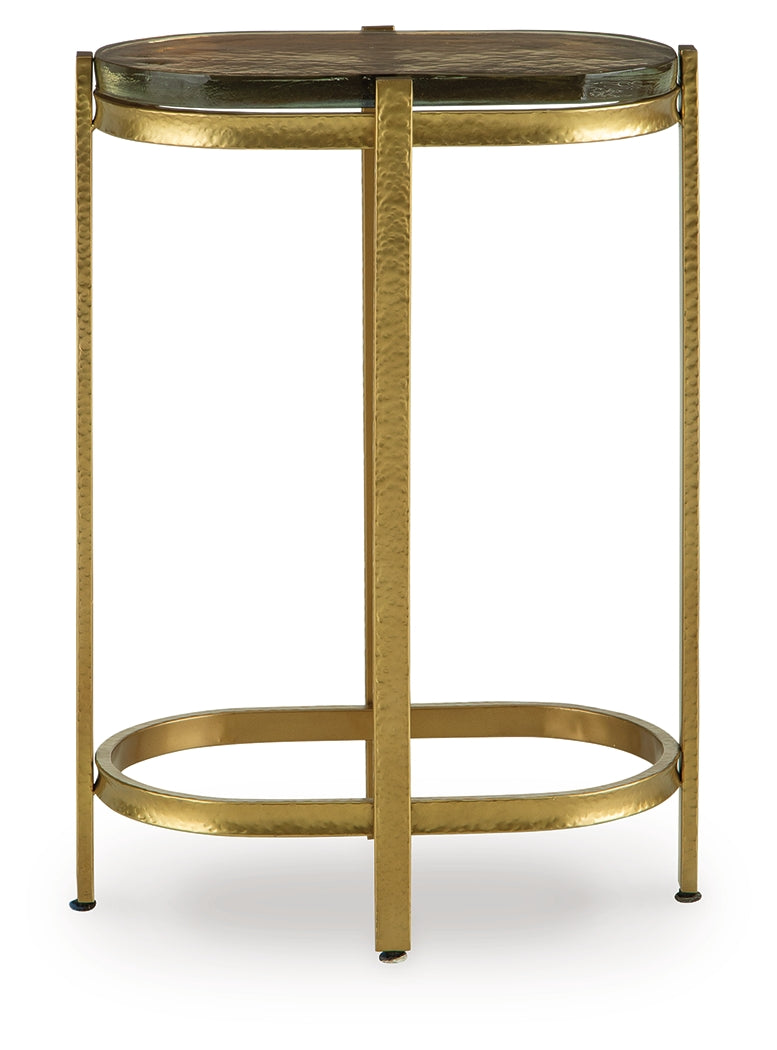 Porterville Gold Accent Table - Ornate Home