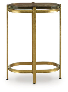 Porterville Gold Accent Table - Ornate Home