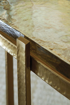 Porterville Gold Accent Table - Ornate Home