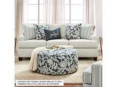 Porthcawl Ivory Loveseat - Ornate Home