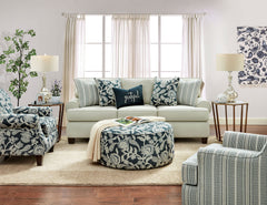 Porthcawl Ivory Loveseat - Ornate Home