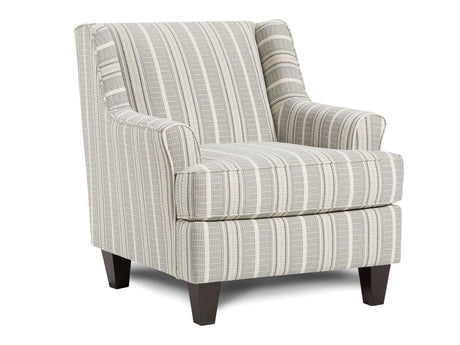 Porthcawl Stripe Multi Accent Chair - Ornate Home