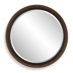 Porthole Bronze Round Mirror - Ornate Home