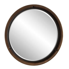 Porthole Bronze Round Mirror - Ornate Home