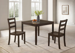 Portica Brown 3-Piece Dining Set - Ornate Home