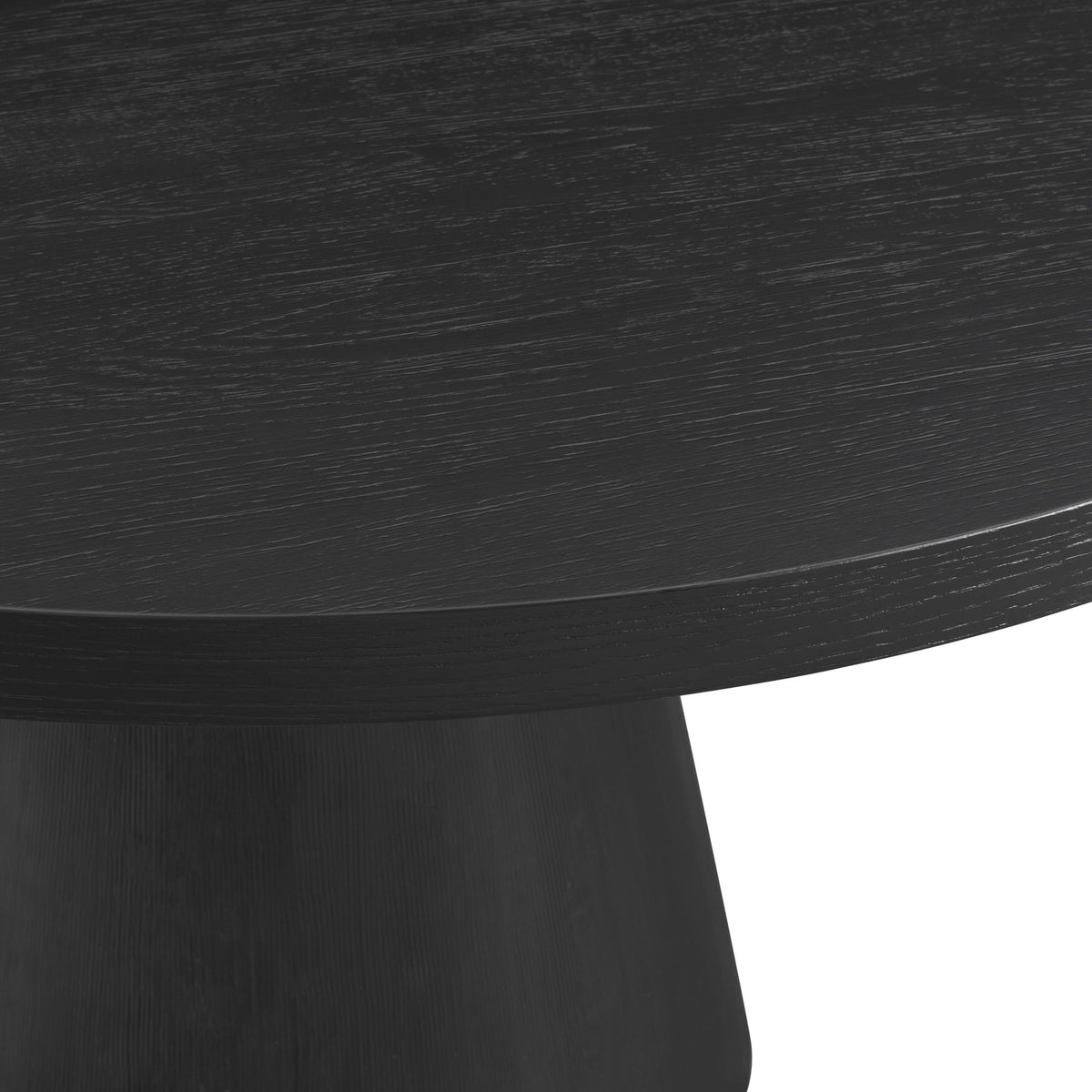 Portland Black 5-Piece Standard Height Dining Set with Table & Four Chairs - Ornate Home
