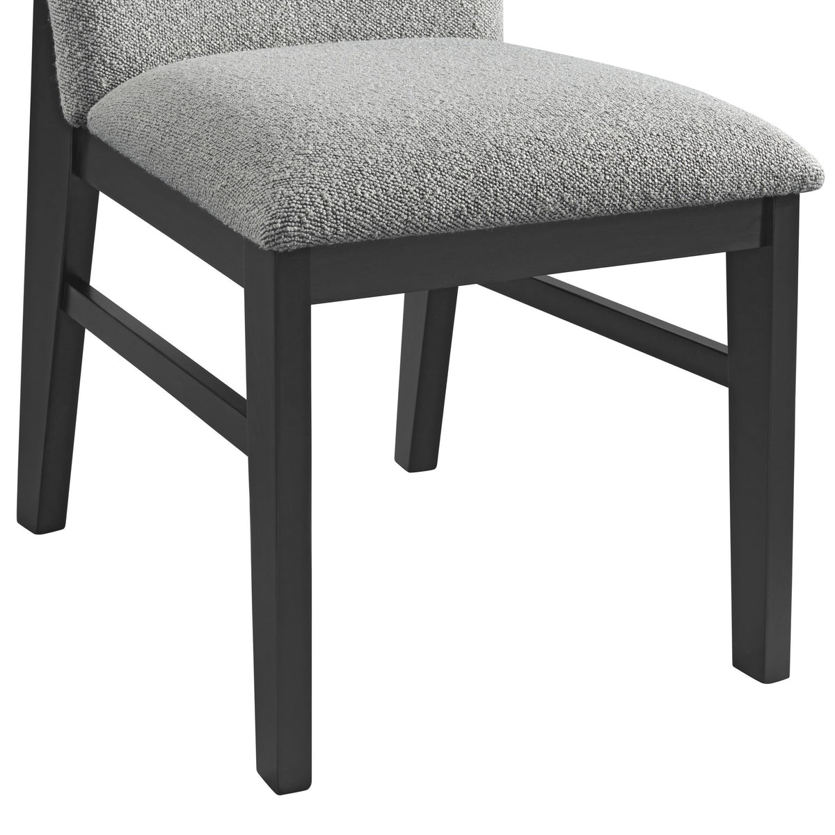 Portland Black 5-Piece Standard Height Dining Set with Table & Four Chairs - Ornate Home