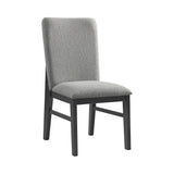 Portland Black/Grey Side Chair (Set of 2) - Ornate Home