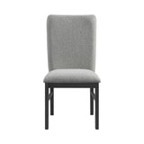 Portland Black/Grey Side Chair (Set of 2) - Ornate Home