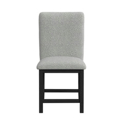 Portland Black/Grey Square Back Counter Stool (Set of 2) - Ornate Home