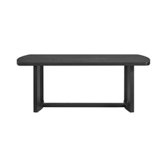 Portland Black Rectangular Dining Table - Ornate Home