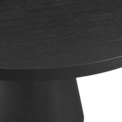 Portland Black Round Dining Table - Ornate Home