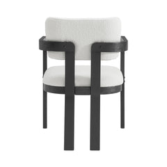Portland Black/Snow White Arm Chair (Set of 2) - Ornate Home