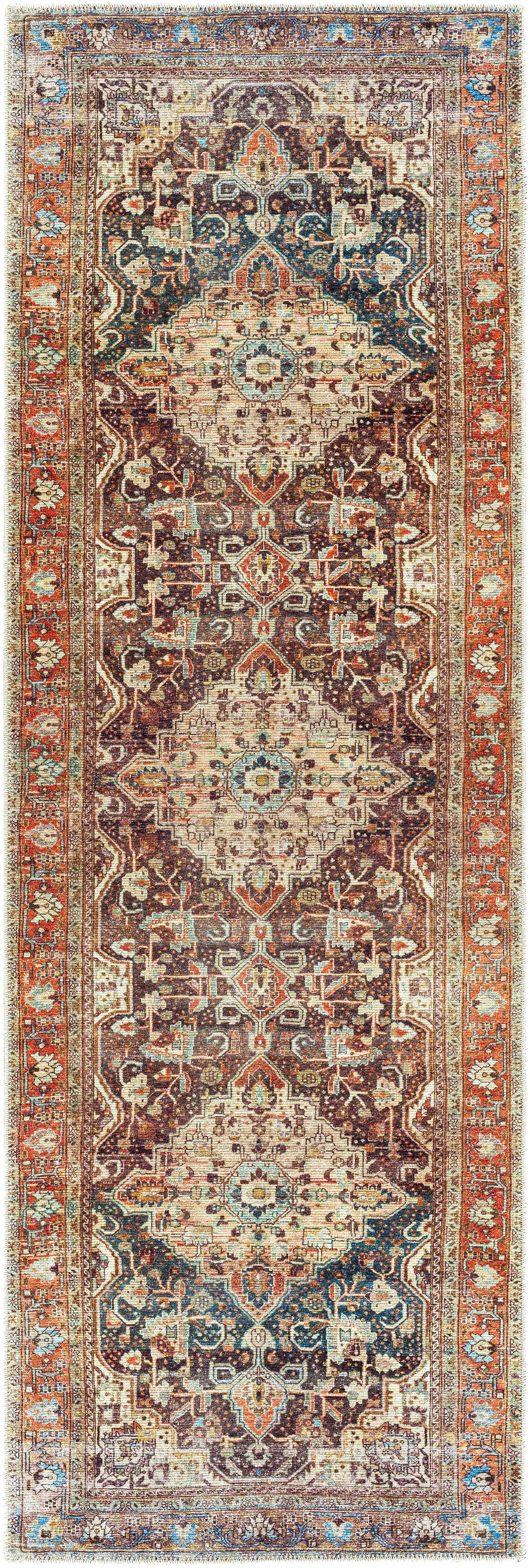 Portlaw Washable Area Rug - Ornate Home