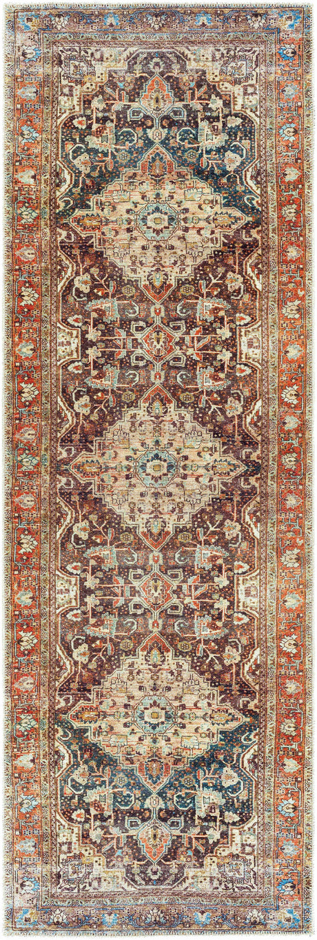Portlaw Washable Area Rug - Ornate Home