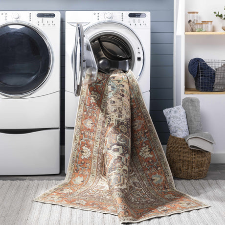 Portlaw Washable Area Rug - Ornate Home
