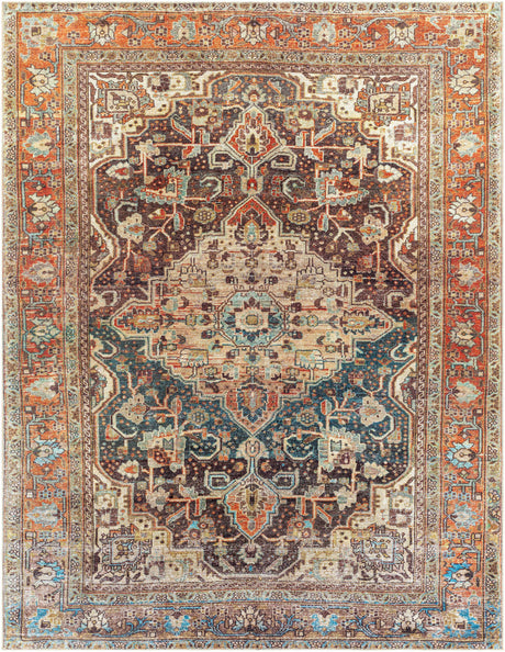 Portlaw Washable Area Rug - Ornate Home