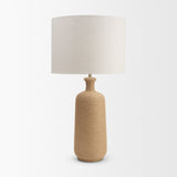 Portofino Cream Abaca Rope Bottle Table Lamp - Ornate Home
