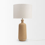 Portofino Cream Abaca Rope Bottle Table Lamp - Ornate Home
