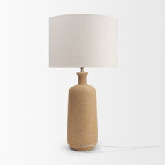 Portofino Cream Abaca Rope Bottle Table Lamp - Ornate Home