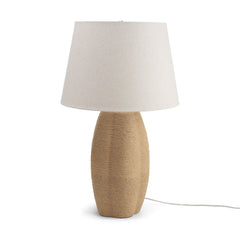 Portofino Natural Abaca Rope Table Lamp - Ornate Home