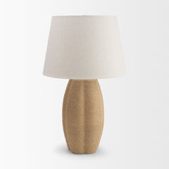 Portofino Natural Abaca Rope Table Lamp - Ornate Home